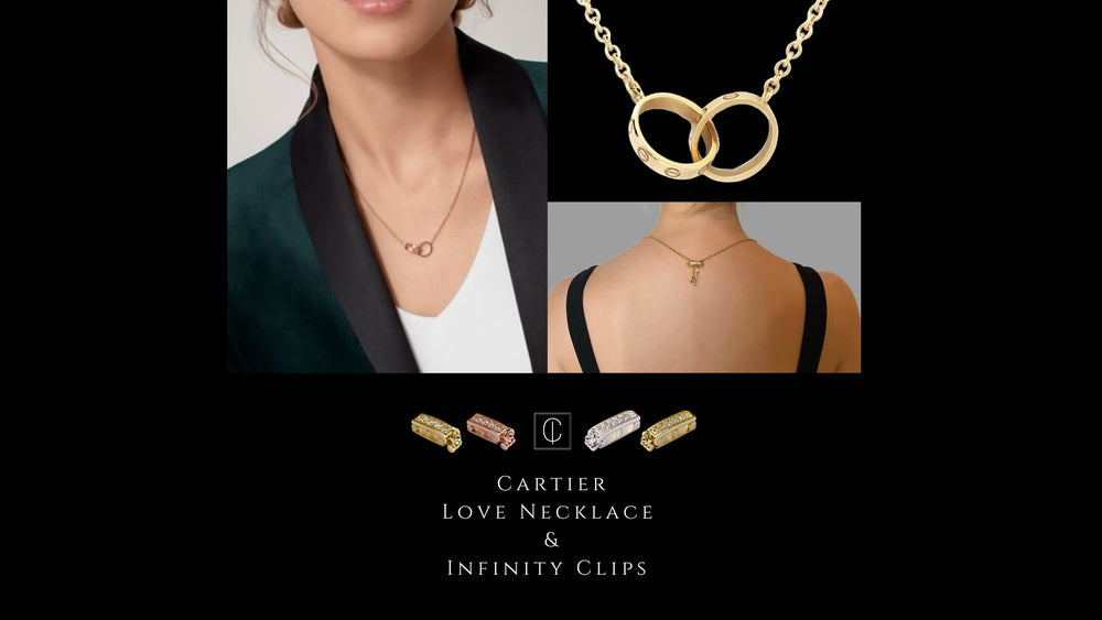 How to Shorten a Cartier Love Necklace with Infinity Clips Infinity