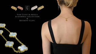 How to Shorten a Van Cleef & Arpels Alhambra Necklace with Infinity Clips - InfinityClips