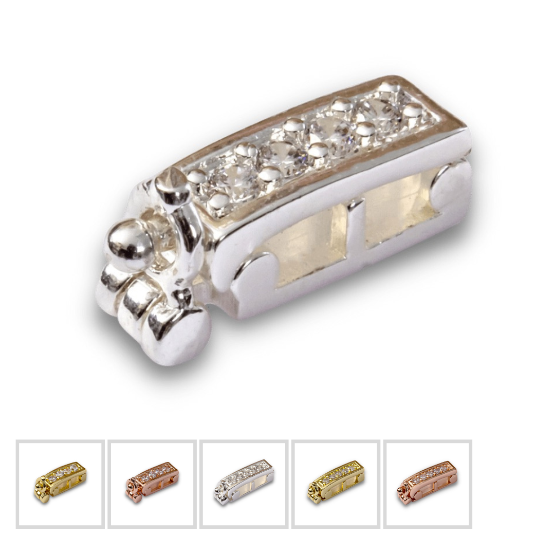 Silver colour shortner clip - the magic clip! – Pearls of the Orient Online